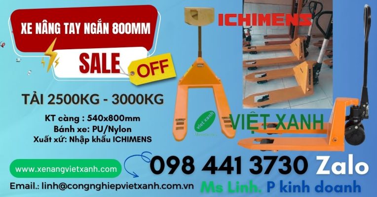 Xe nâng tay 2500kg càng ngắn 800mm Xe-nang-tay-sieu-ngan-540x800mm-764x400