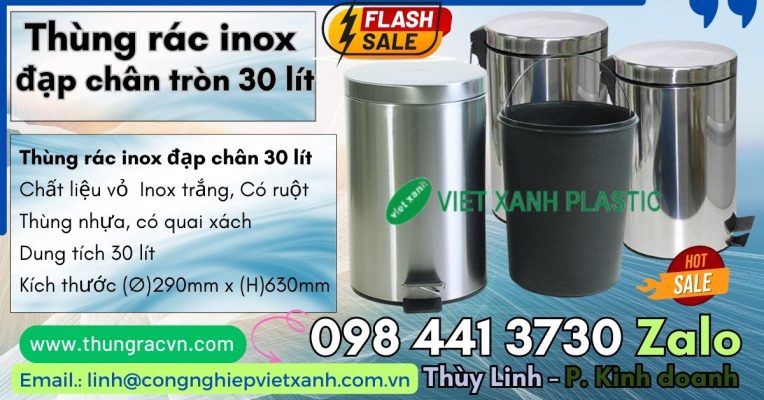 thung-rac-inox-dap-chan-tron-30-lit