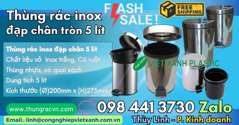 thung-rac-inox-dap-chan-tron-5-lit