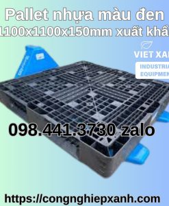 Pallet-nhua-1100x1100x150mm-mau-den