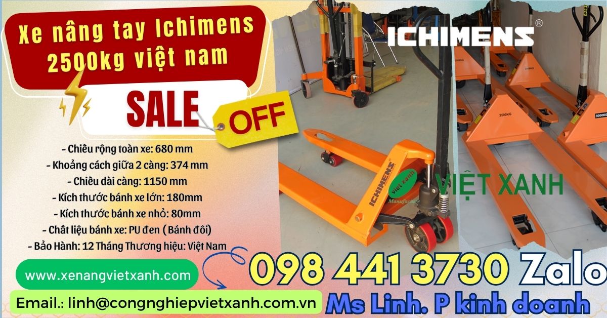 Xe nâng tay IchiMenST Việt Nam