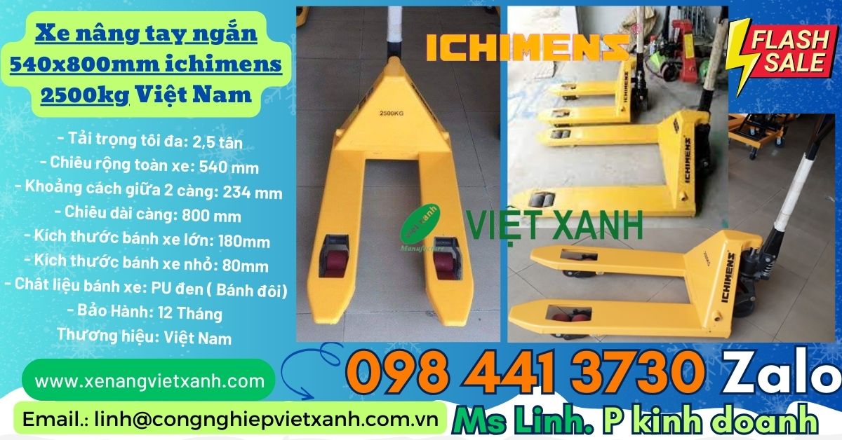 Một mẫu xe nâng tay từ Việt Xanh Plastic