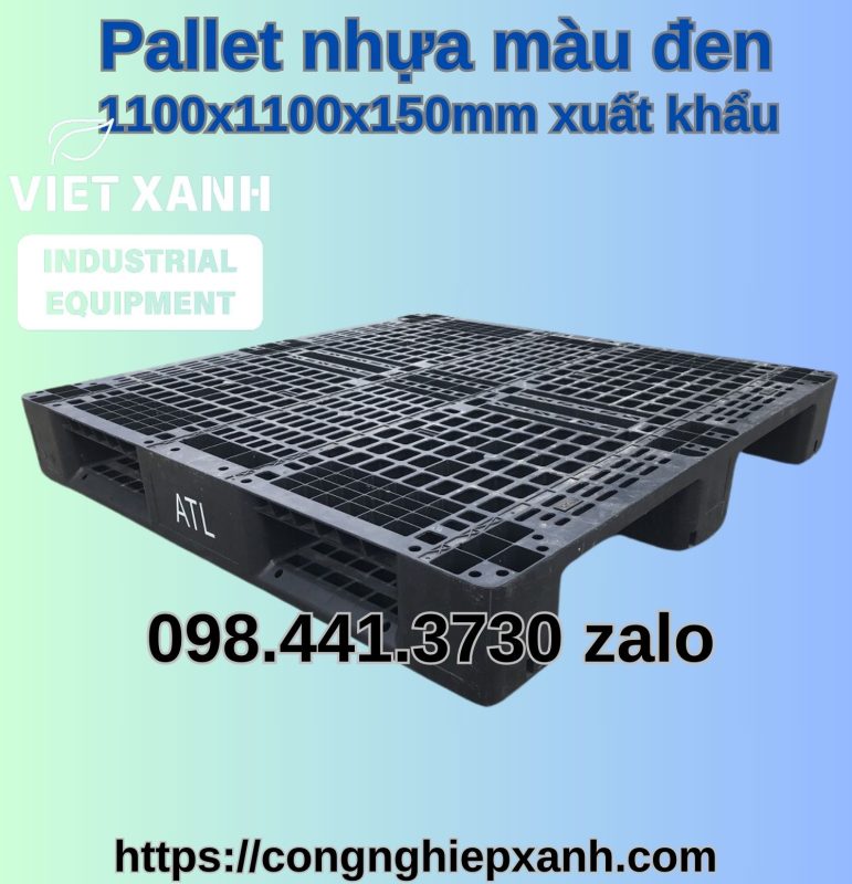 Pallet-nhua-den-1100x1100x150mm-xuat-khau-3-DT