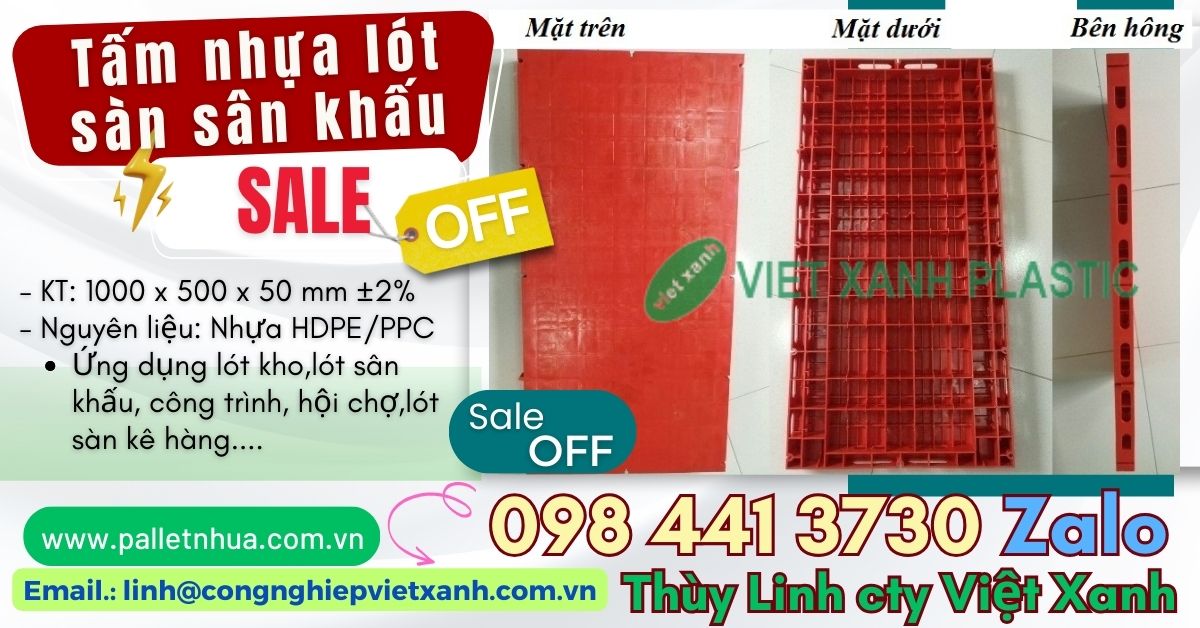 Tấm nhựa lót sân khấu màu cam