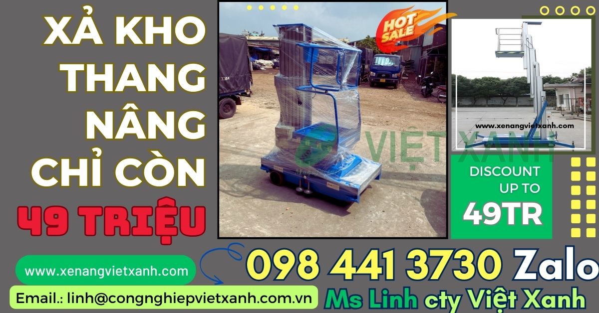 Thang nâng điện 8m