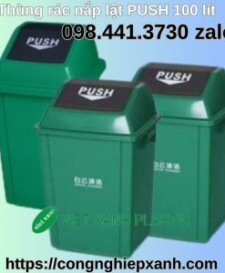 Thung-rac-nhua-nap-lat-100-lit-push