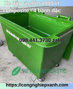 xe-day-rac-1000-lit-nhua-composite-mau-xanh