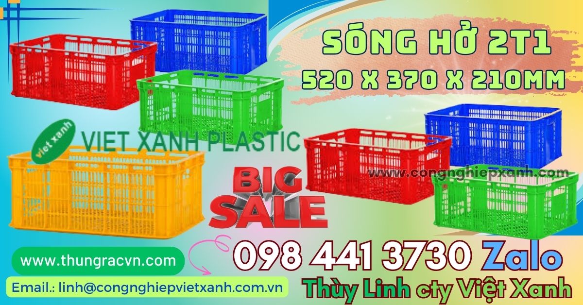 Sóng nhựa hở 2T1