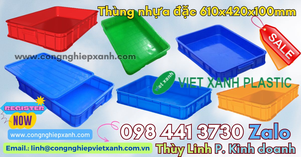 Thùng nhựa đặc HS025