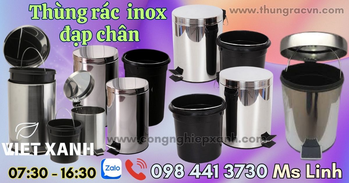 Thùng rác inox