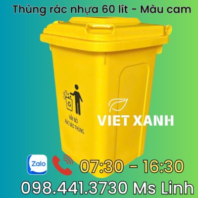 Thung-rac-nhua-60-lit-hdpe-vang